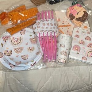 Nib birthday boho party kit girls